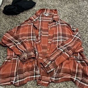 American eagle flannel with flare at the bottom